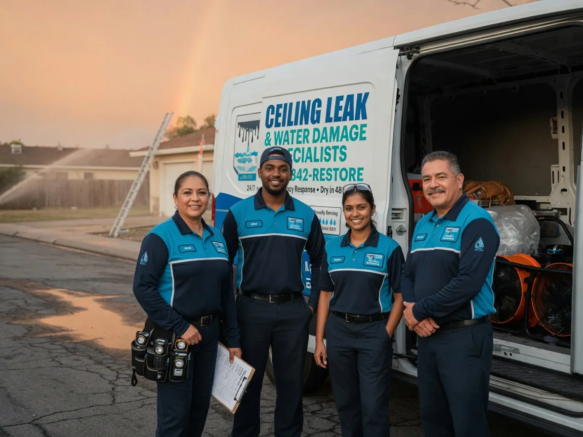 Ceiling Leak Cleanup company in Oglesby, TX